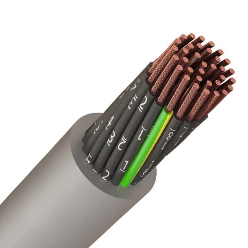 34x0.75mm YY Unscreened LSF Cable JZ Numbered Cores